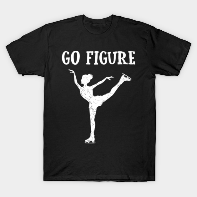 Figure Skating T Shirt for Girls, Women, Ladies, Teens Figure Skating